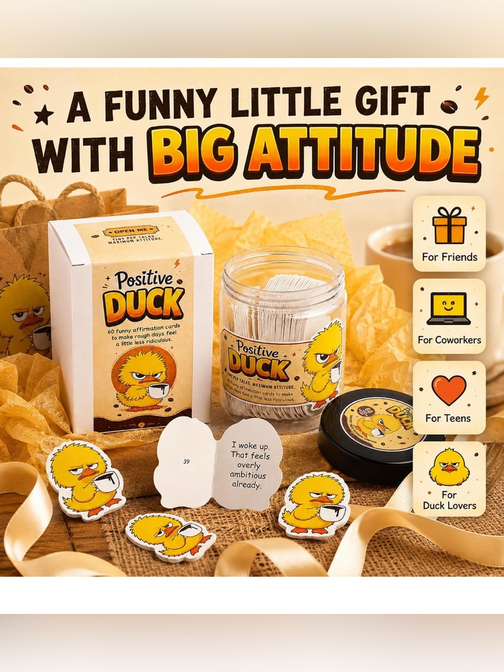 Affirmation Cards – Yellow